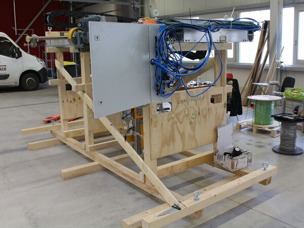 Teil einer Holzkonstruktion Teil einer Holzkonstruktion