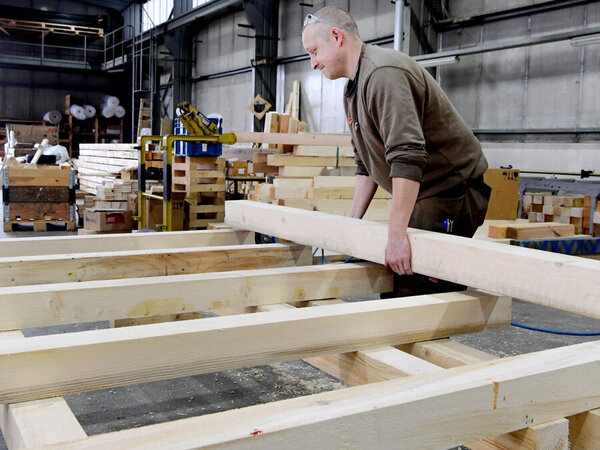 Schwergutboden in der Fertigung Schwergutboden in der Fertigung